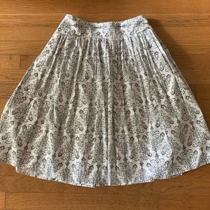 Ann Taylor Loft black and white skirt